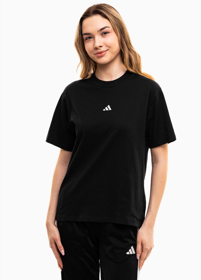 adidas Tricou pentru femei Essentials Small Logo Cotton JC5943 adidas Tricou pentru femei Essentials Small Logo Cotton JC5943