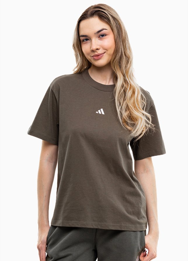 adidas Tricou pentru femei Essentials Small Logo Cotton JI6074 adidas Tricou pentru femei Essentials Small Logo Cotton JI6074
