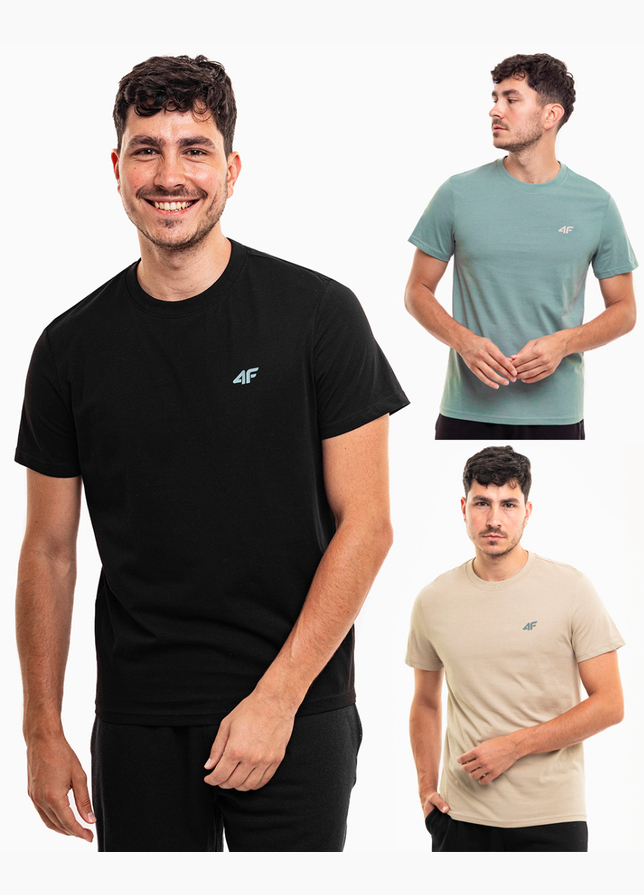 4F Tricou pentru bărbați M3094 3pack 4FWSS25TTSHM3094 92S 4F Tricou pentru bărbați M3094 3pack 4FWSS25TTSHM3094 92S