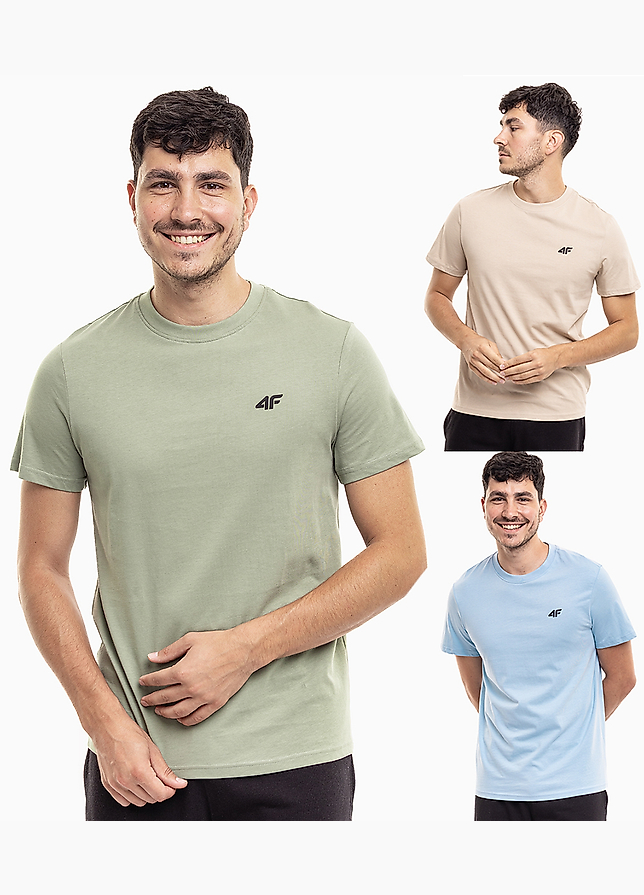 4F Tricou pentru bărbați M3094 3pack 4FWSS25TTSHM3094 90S 4F Tricou pentru bărbați M3094 3pack 4FWSS25TTSHM3094 90S