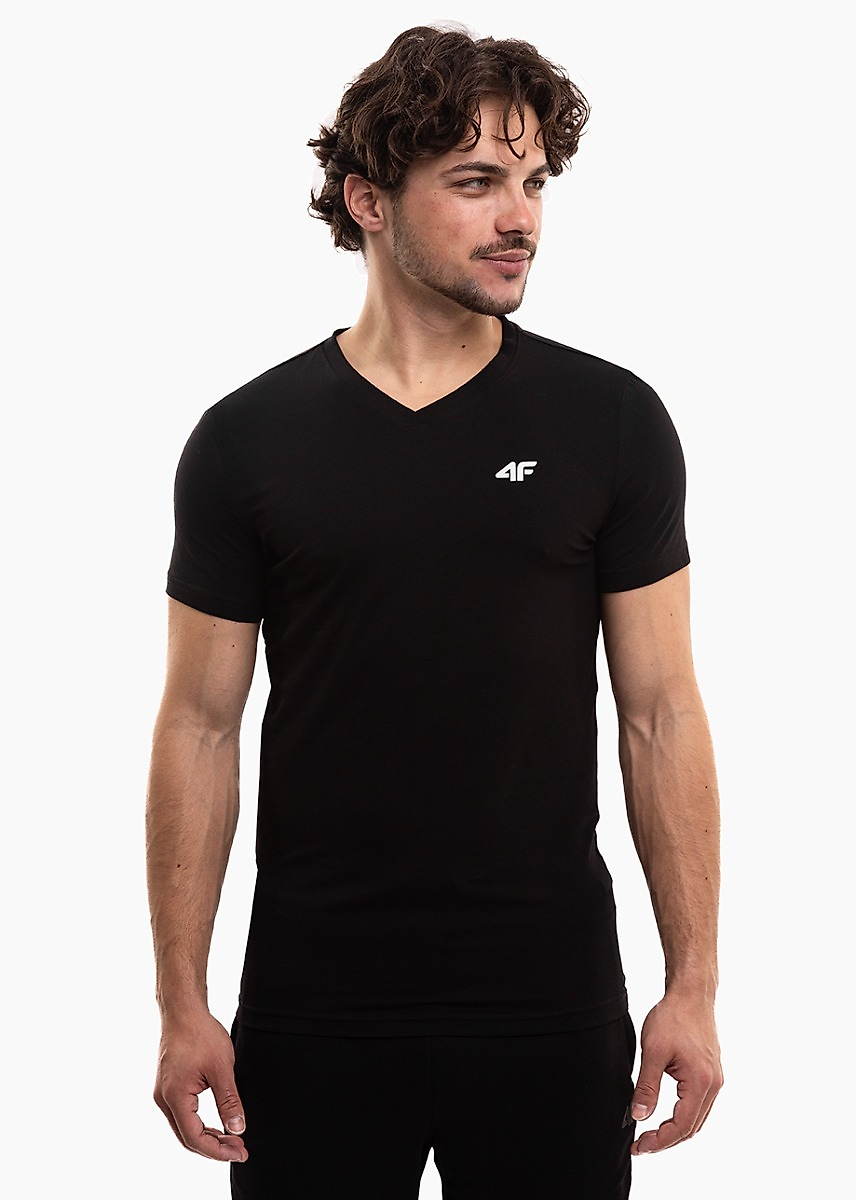 Tricou bărbătesc 4F M3339 negru intens 4FWMM00TTSHM3339 20S