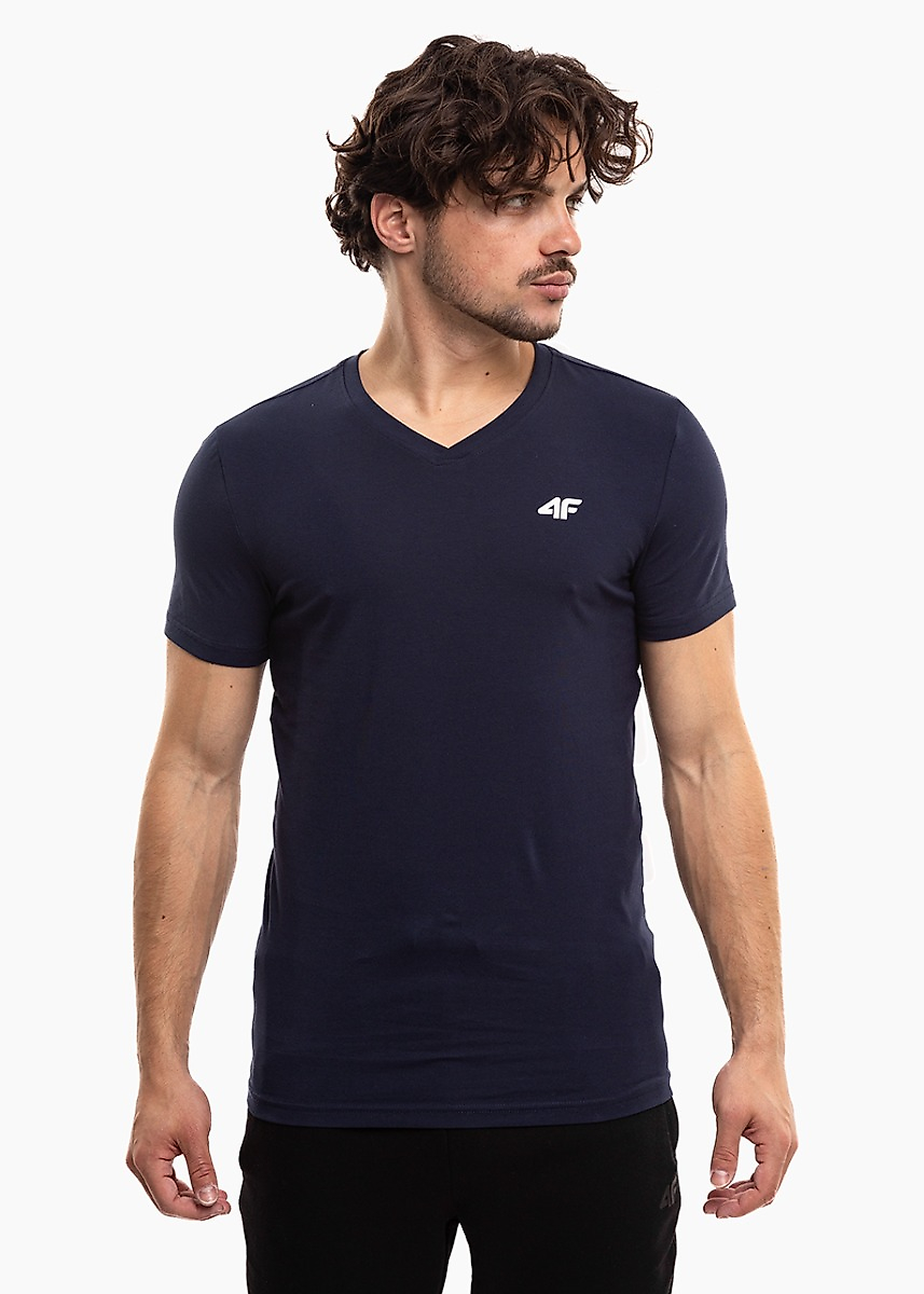 Tricou bărbătesc 4F M3339 bleumarin 4FWMM00TTSHM3339 31S