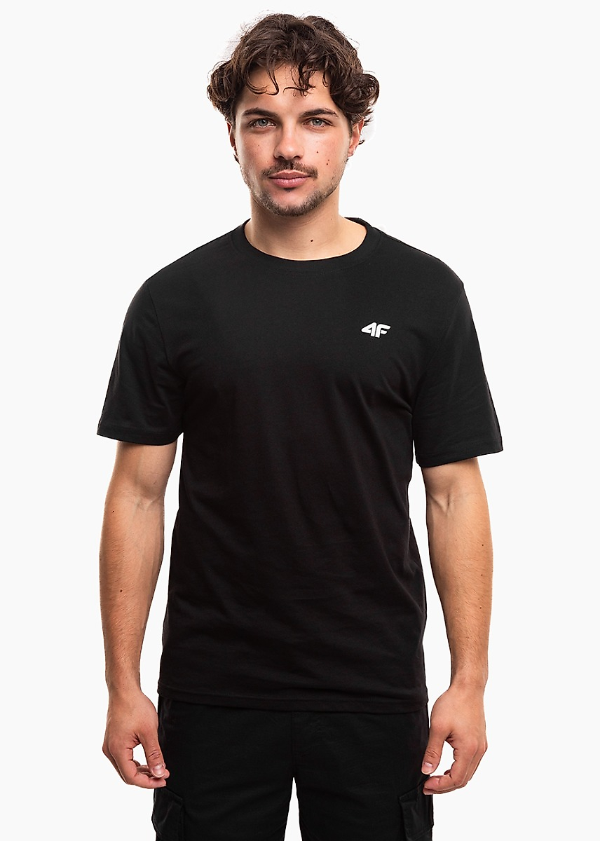 Tricou bărbătesc 4F M3341 negru intens 4FWMM00TTSHM3341 20S