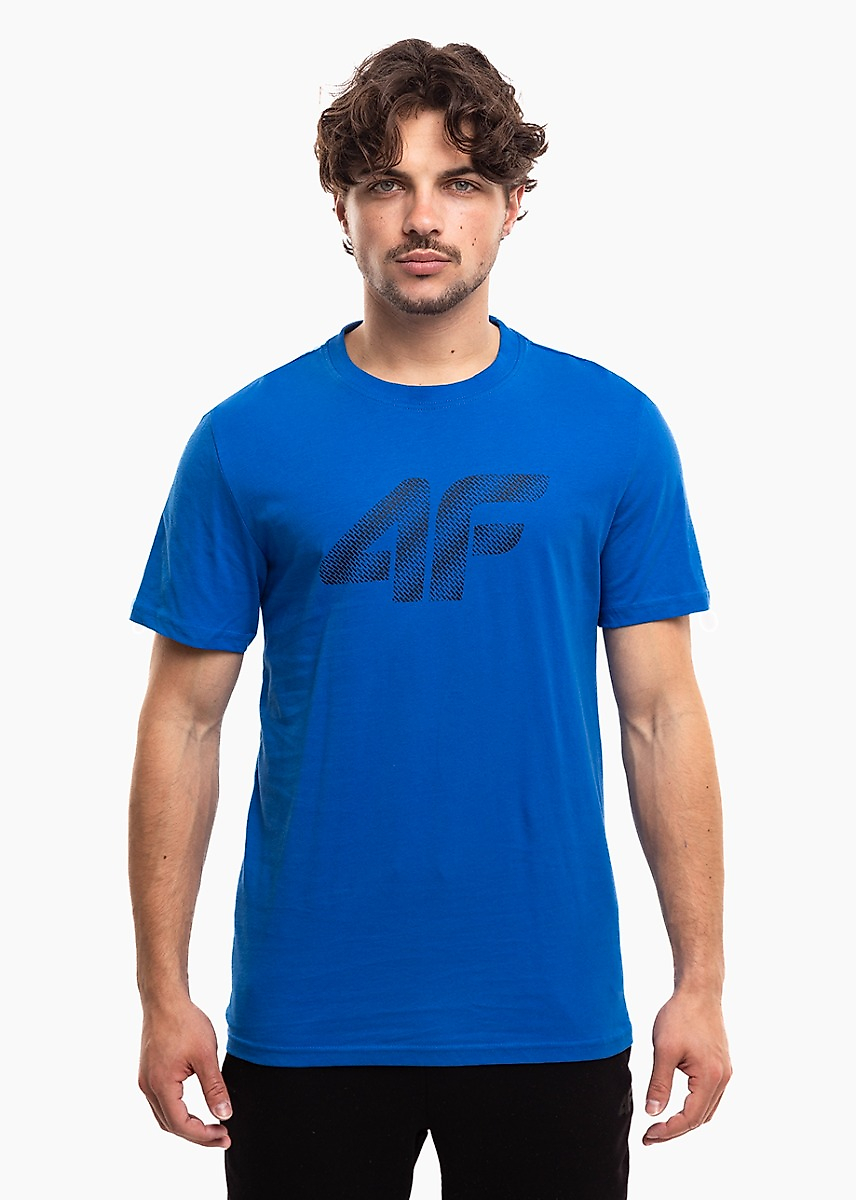 Tricou bărbătesc 4F M3342 albastru 4FWMM00TTSHM3342 33S