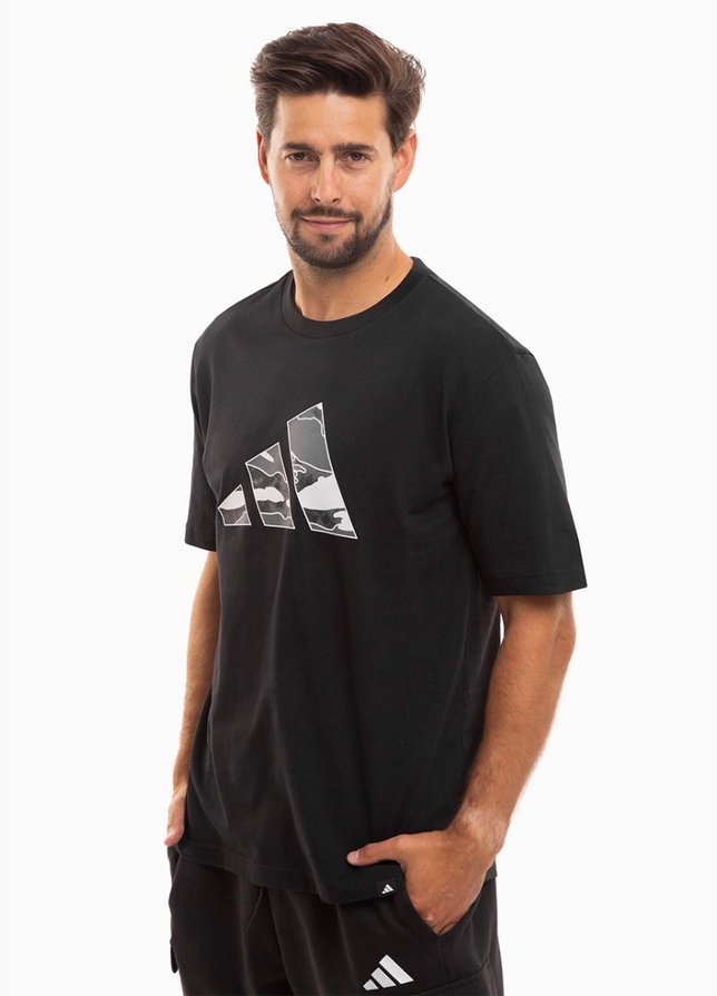 adidas Tricou pentru bărbați Camo Logo Graphic JM6381 adidas Tricou pentru bărbați Camo Logo Graphic JM6381
