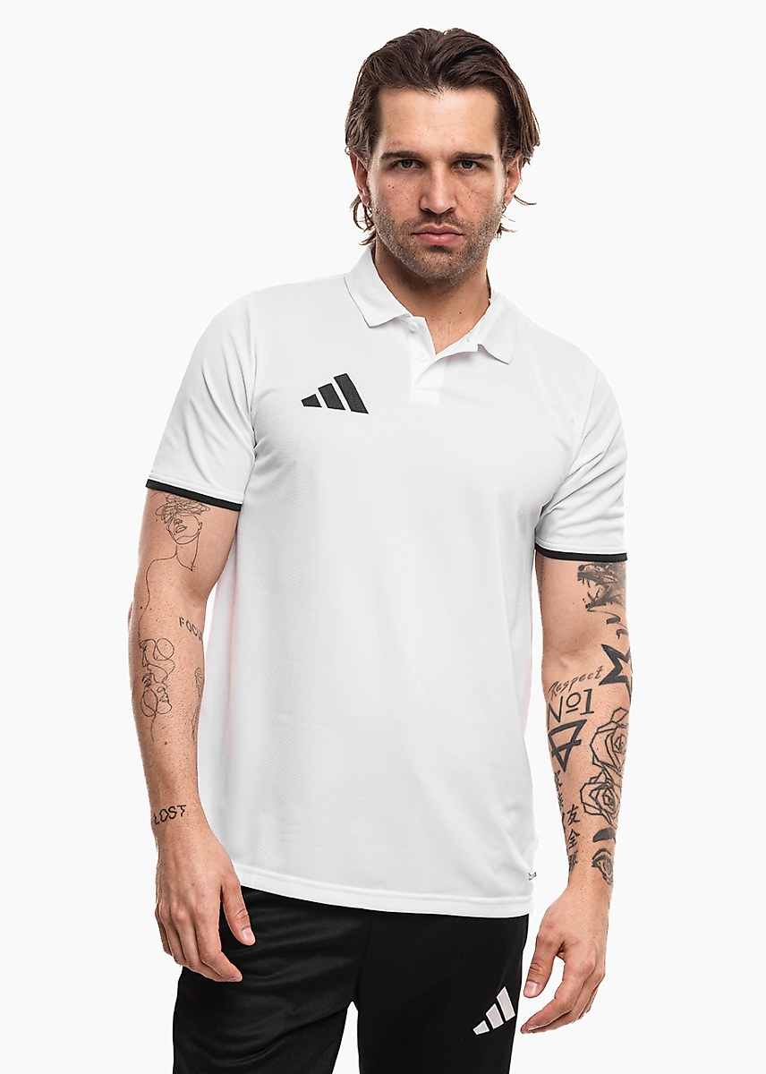 Bărbătesc Tricou adidas Entrada 26 Polo albă JZ6661