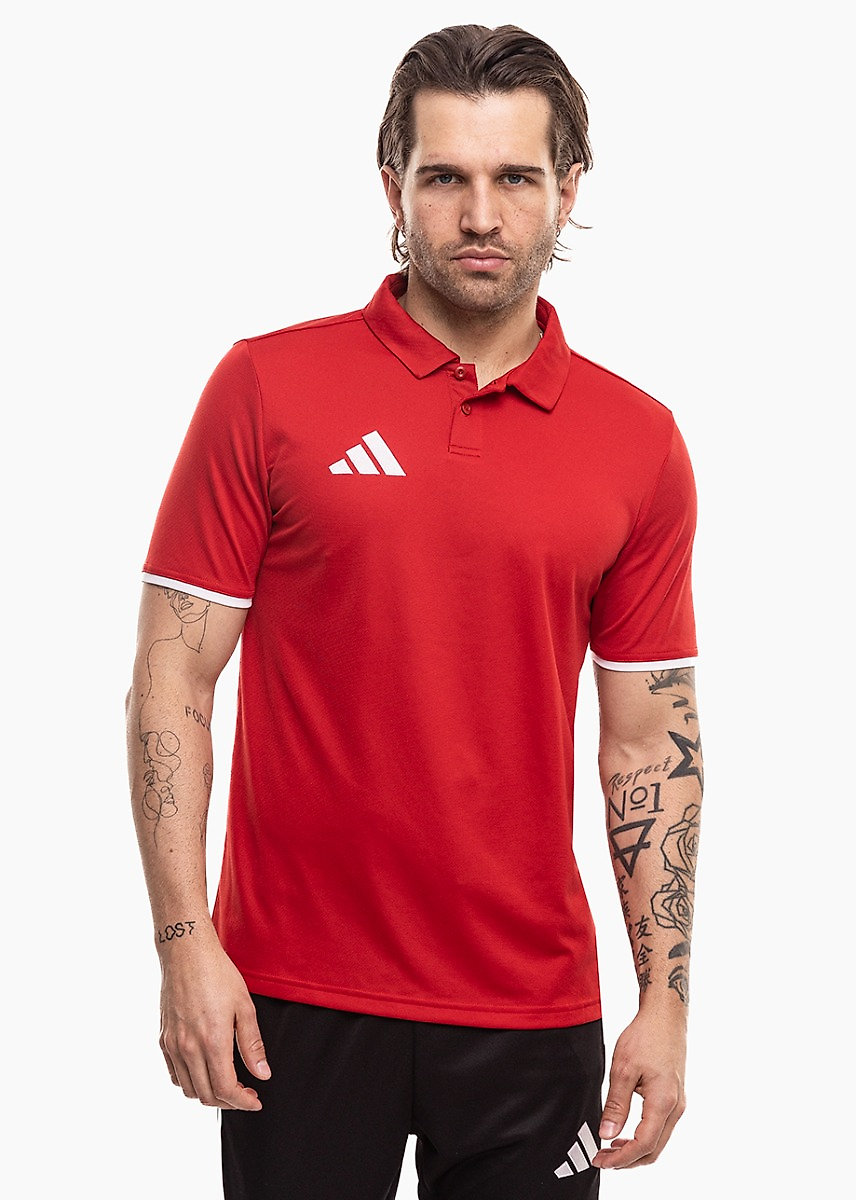 Bărbătesc Tricou adidas Entrada 26 Polo roșie JZ6664