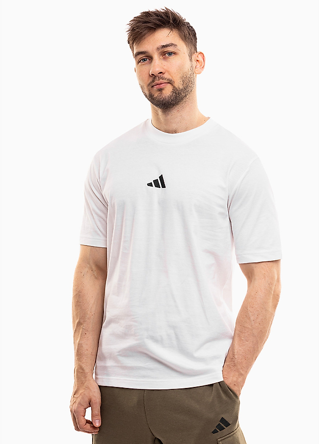 adidas Tricou pentru bărbați Essentials Small Logo Single Jersey JF1092 adidas Tricou pentru bărbați Essentials Small Logo Single Jersey JF1092
