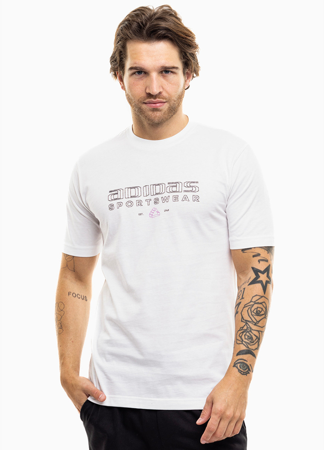 adidas Tricou pentru bărbați Tech Linear Graphic IW2690 adidas Tricou pentru bărbați Tech Linear Graphic IW2690