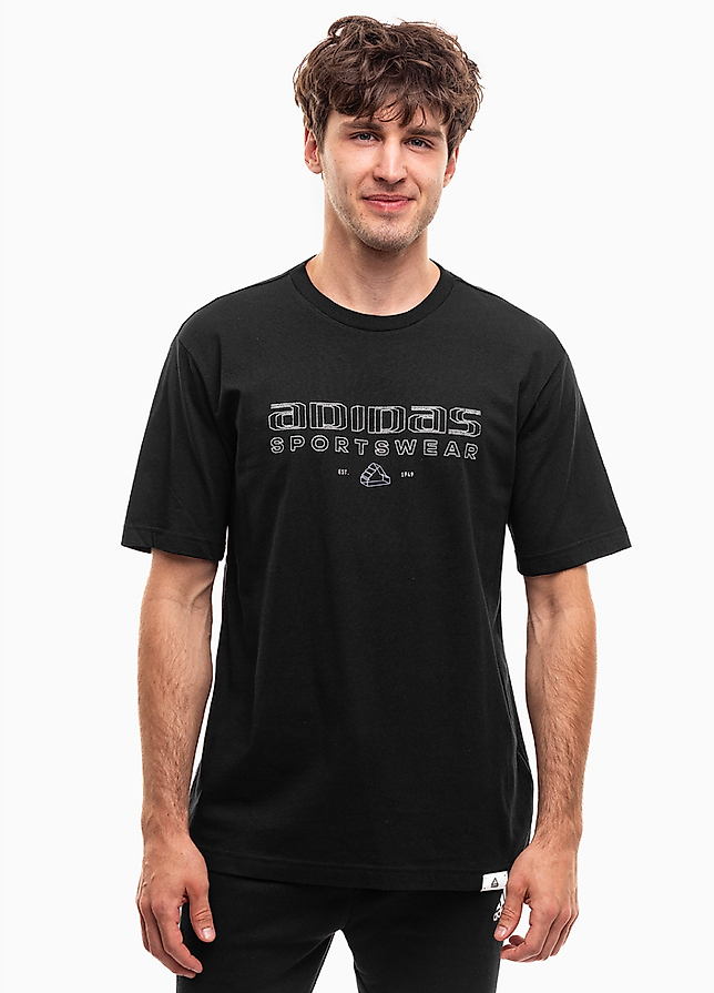 adidas Tricou pentru bărbați Tech Linear Graphic IW2651 adidas Tricou pentru bărbați Tech Linear Graphic IW2651