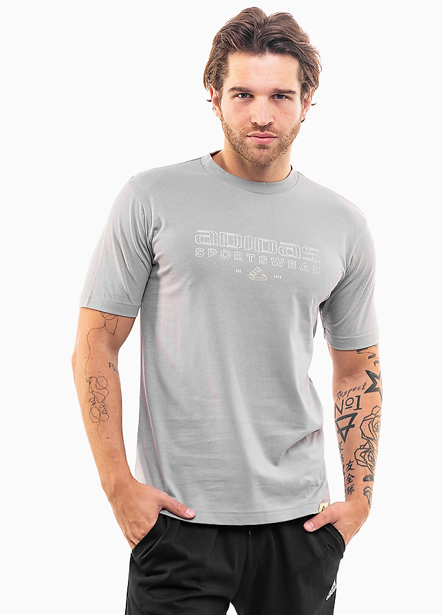 adidas Tricou pentru bărbați Tech Linear Graphic IY0728 adidas Tricou pentru bărbați Tech Linear Graphic IY0728