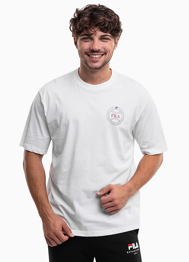 Fila Tricou pentru bărbați Parella FAM1108 10001 Fila Tricou pentru bărbați Parella FAM1108 10001