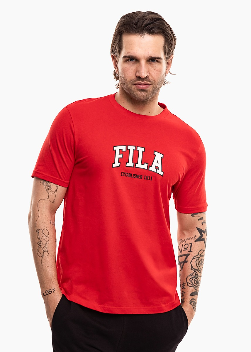 Bărbătesc Tricou Fila Rifredi roșie FAM1219 30002