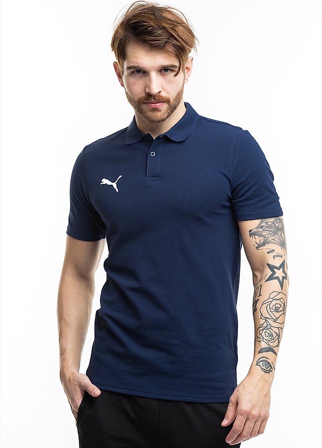 PUMA Tricou polo bărbați Team Goal Casuals Polo 658605 06 PUMA Tricou polo bărbați Team Goal Casuals Polo 658605 06