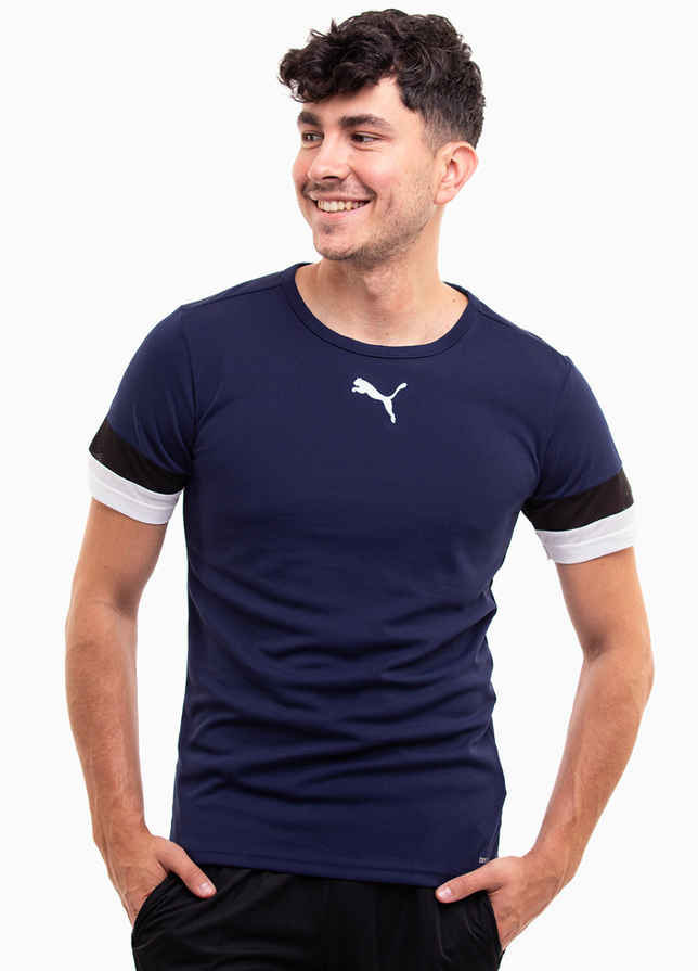PUMA Tricou Bărbați teamRISE Jersey Peacoat 704932 06 PUMA Tricou Bărbați teamRISE Jersey Peacoat 704932 06