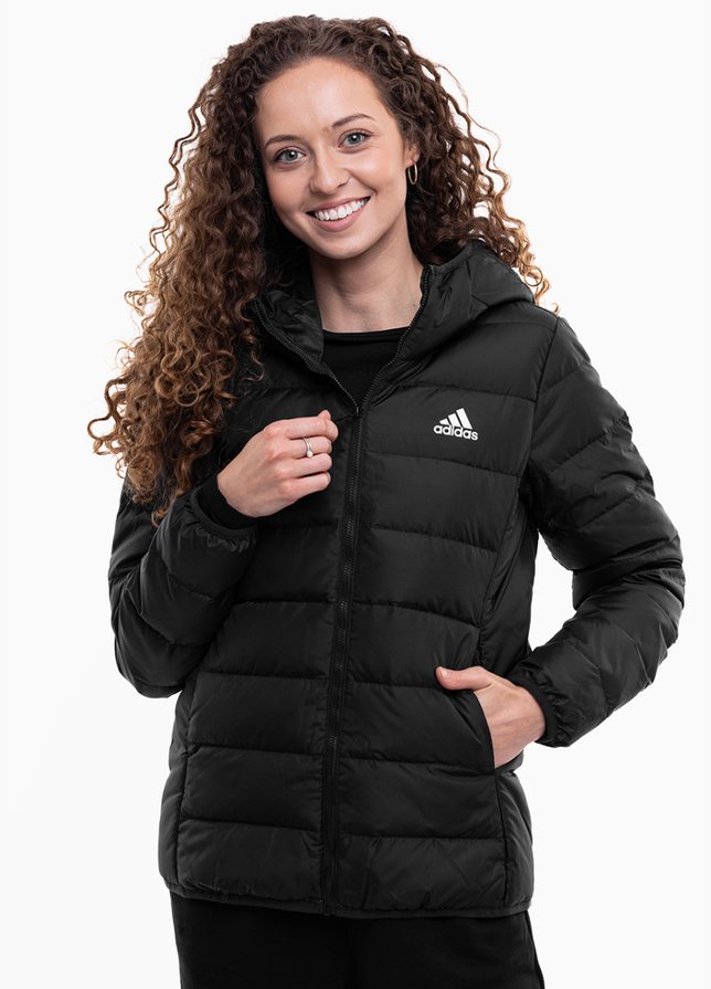 adidas Jachetă pentru femei Essentials Light Down Hooded HZ5724 adidas Jachetă pentru femei Essentials Light Down Hooded HZ5724