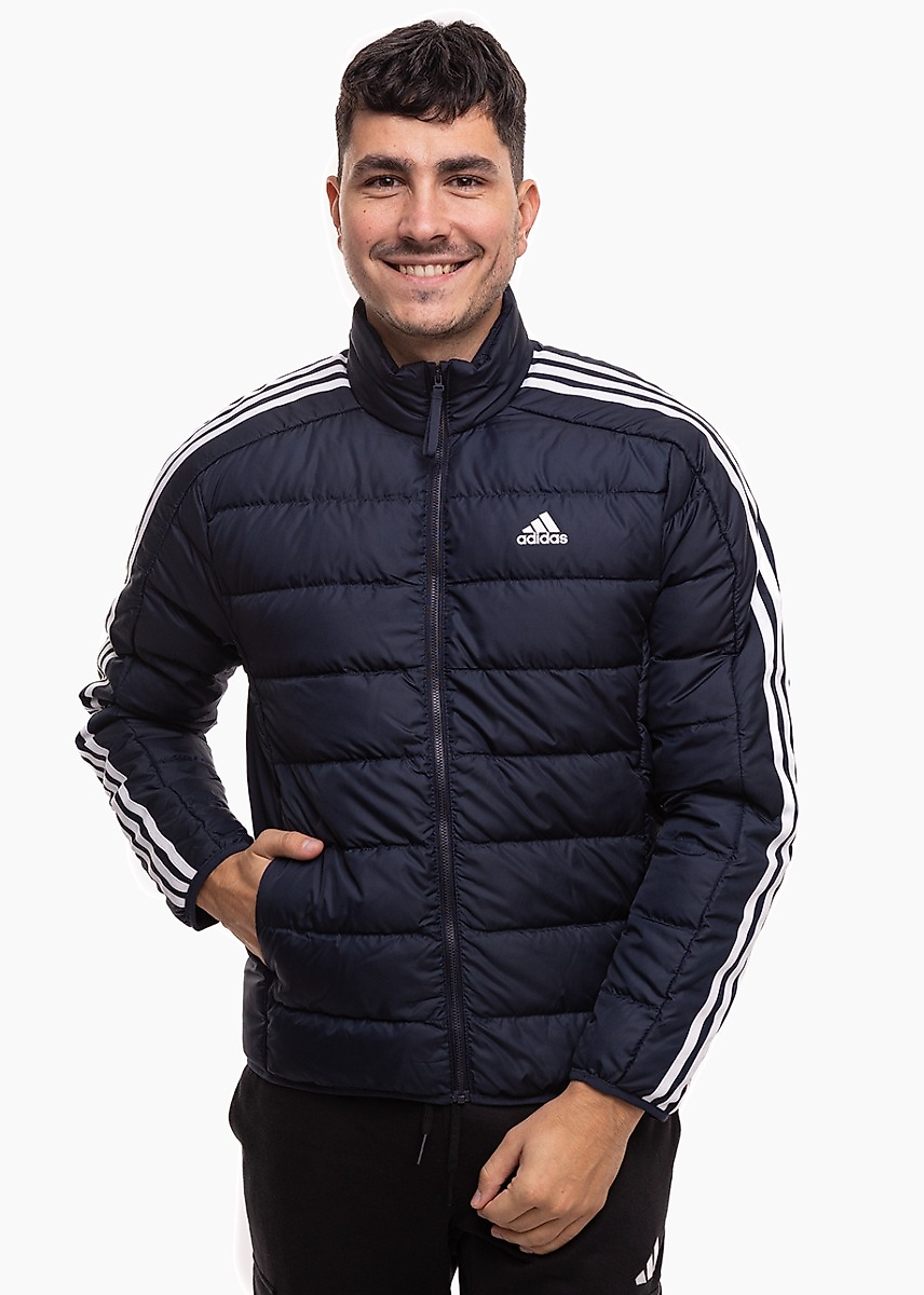 adidas Jachetă pentru bărbați Essentials 3-Stripes Light Down IK3205