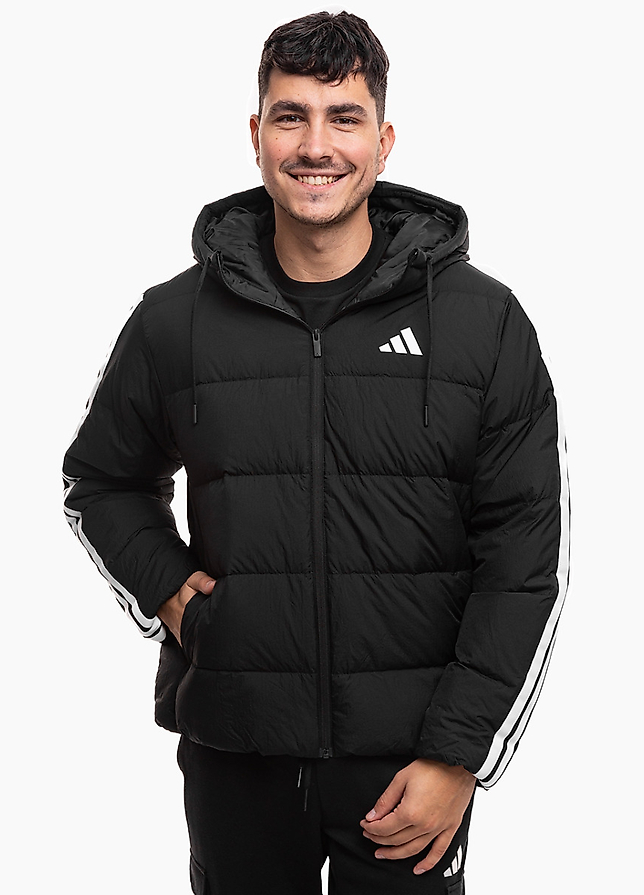 adidas Geacă pentru bărbați Essentials Climawarm 3 Stripes Puffer Down Hooded JM4165 adidas Geacă pentru bărbați Essentials Climawarm 3 Stripes Puffer Down Hooded JM4165
