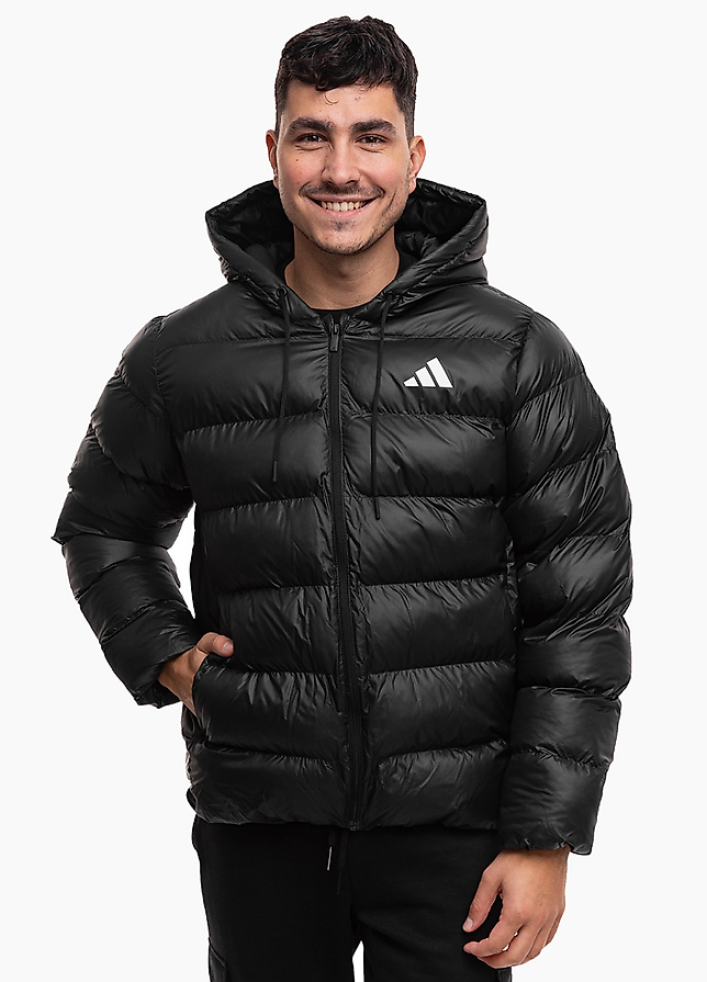 adidas Geacă pentru bărbați Essentials Climawarm Synthetic Down Puffer Hoodie JX7787 adidas Geacă pentru bărbați Essentials Climawarm Synthetic Down Puffer Hoodie JX7787