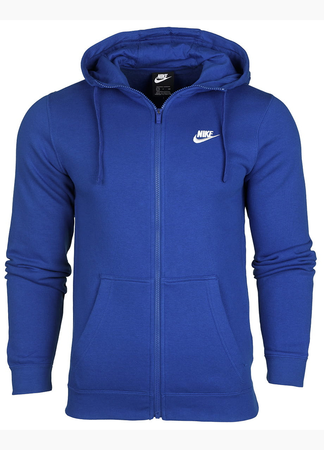 Nike hanorac pentru bărbați NSW Hoodie FZ FLC Club 804389 438 Nike hanorac pentru bărbați NSW Hoodie FZ FLC Club 804389 438