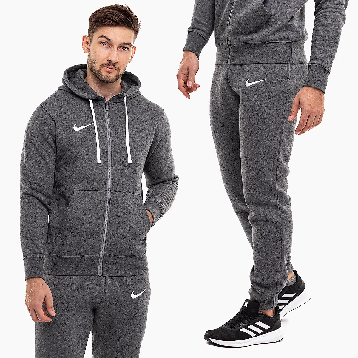 Nike Trening pentru bărbați Park 20 Full Zip Hoodie CW6887 071 / CW6907 071