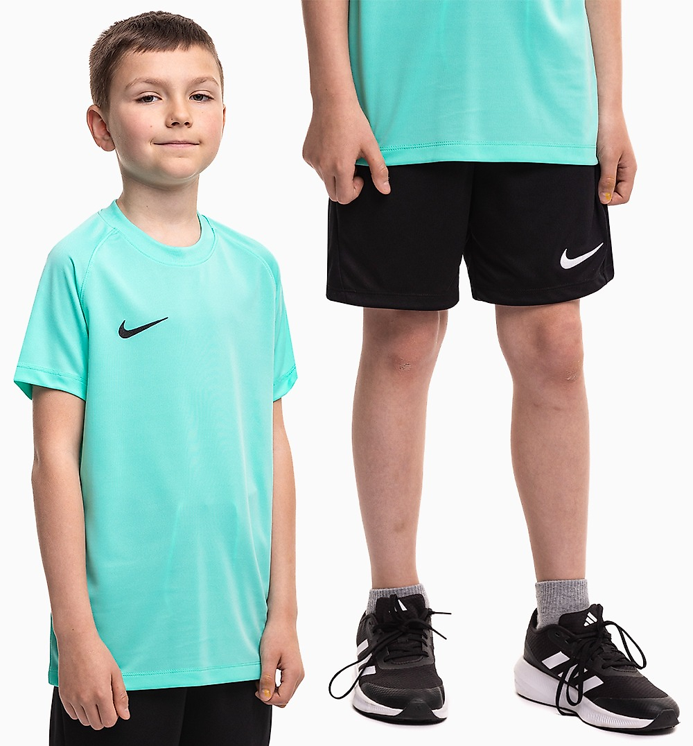 Nike Set sport copii tricou pantaloni scurți Dri Fit Park VIII HV8182 354/BV6865 010