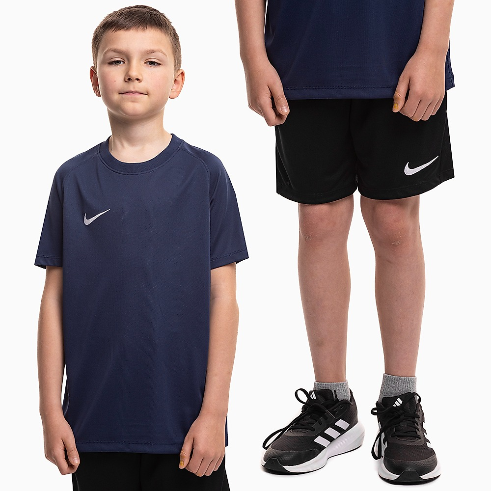 Nike Set sport copii tricou pantaloni scurți Dri Fit Park VIII HV8182 410/BV6865 010
