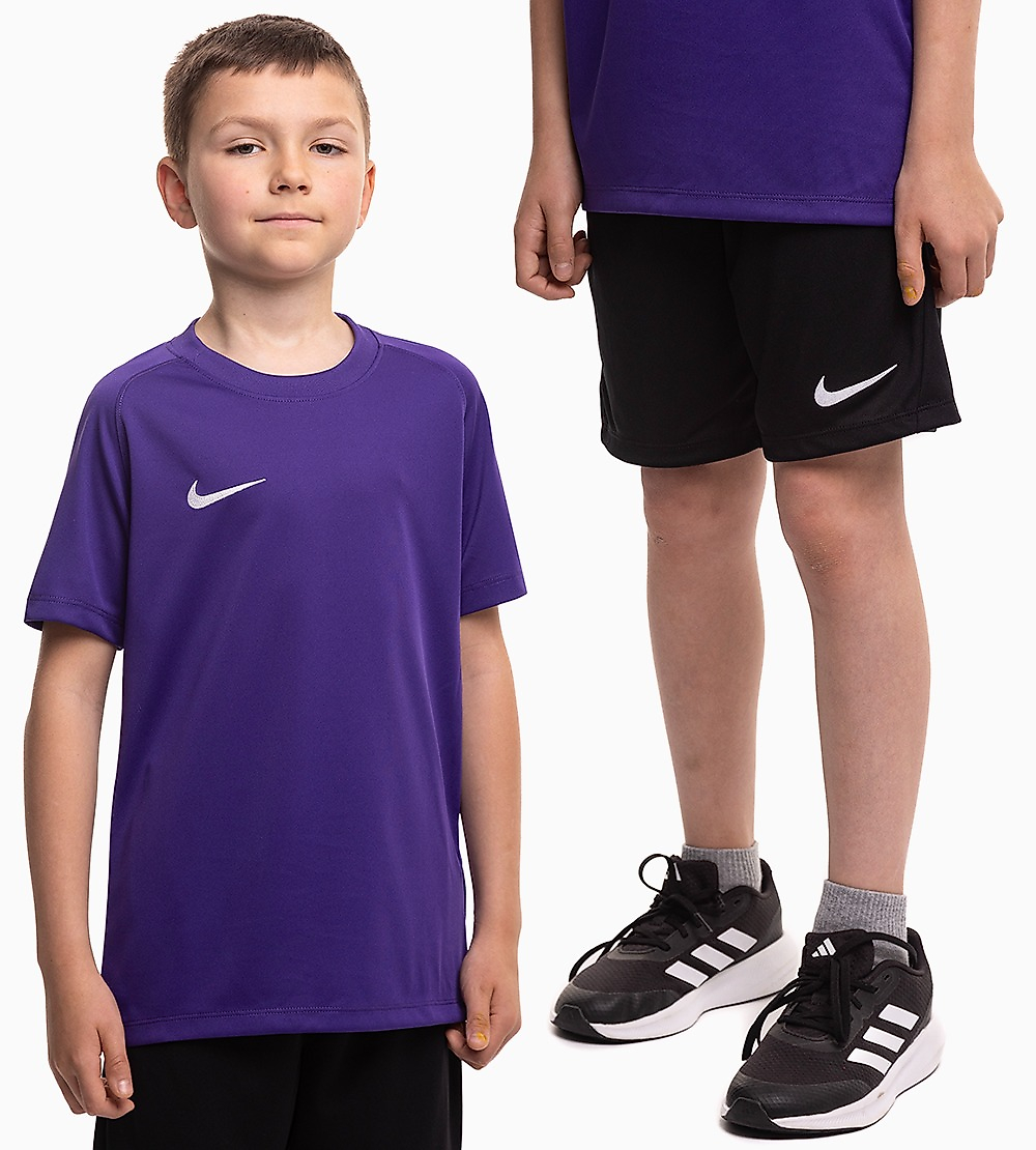 Nike Set sport copii tricou pantaloni scurți Dri Fit Park VIII HV8182 547/BV6865 010