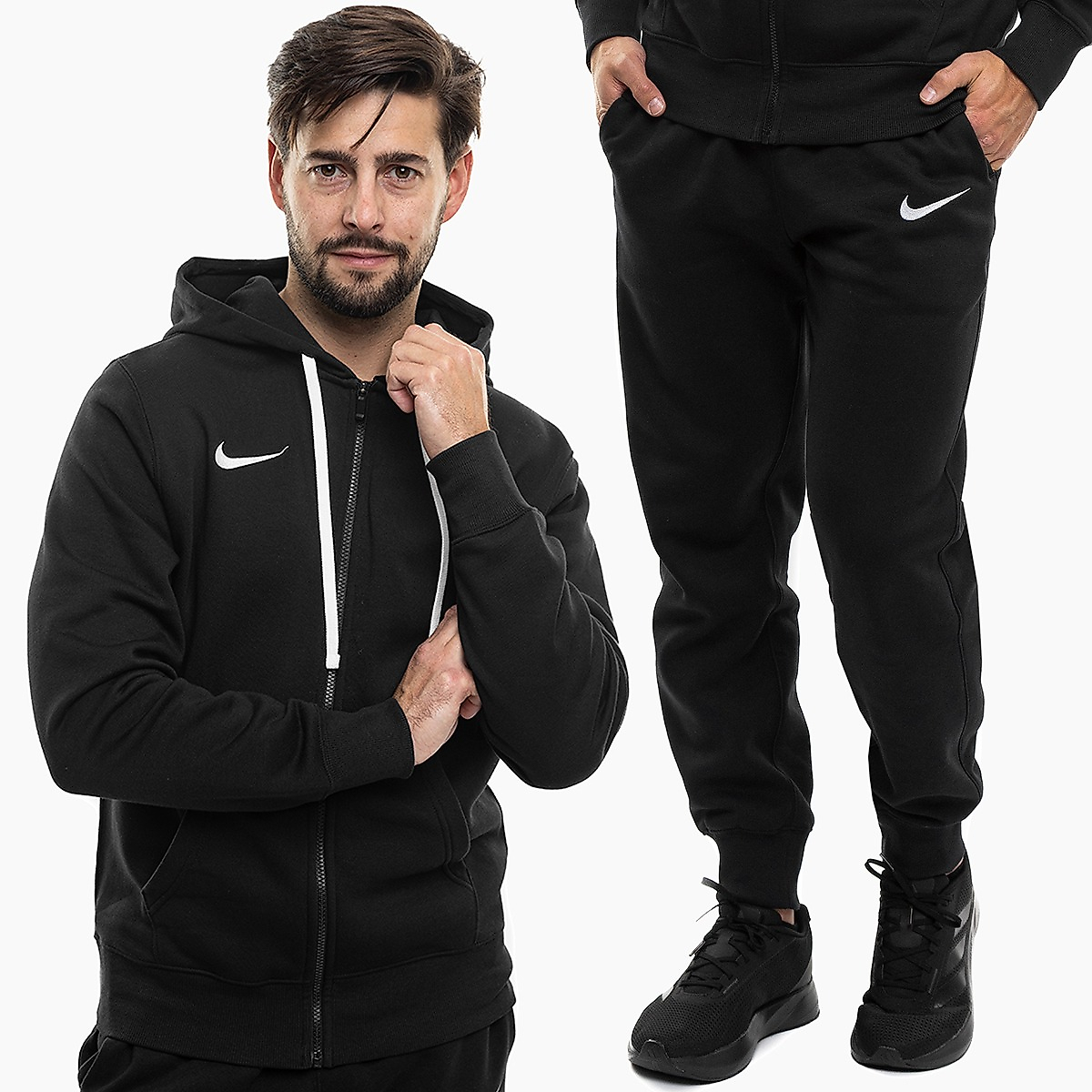 Nike Trening pentru bărbați Park 26 Fleece Full-Zip Hoodie IB1228 010/IB1248 010