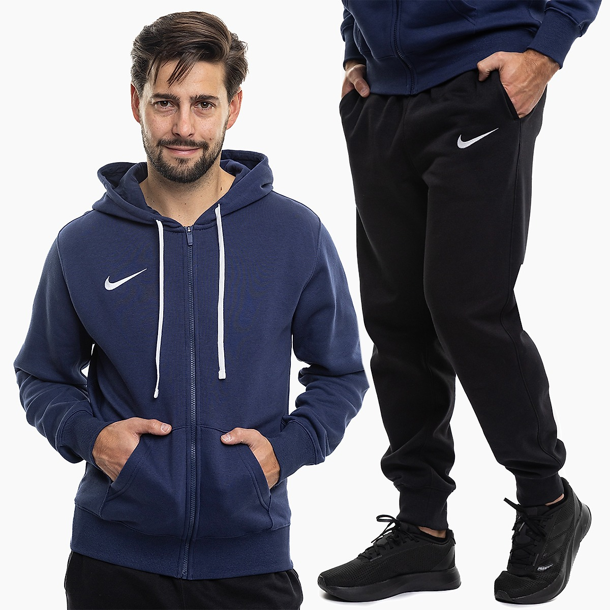 Nike Trening pentru bărbați Park 26 Fleece Full-Zip Hoodie IB1228 410/IB1248 010