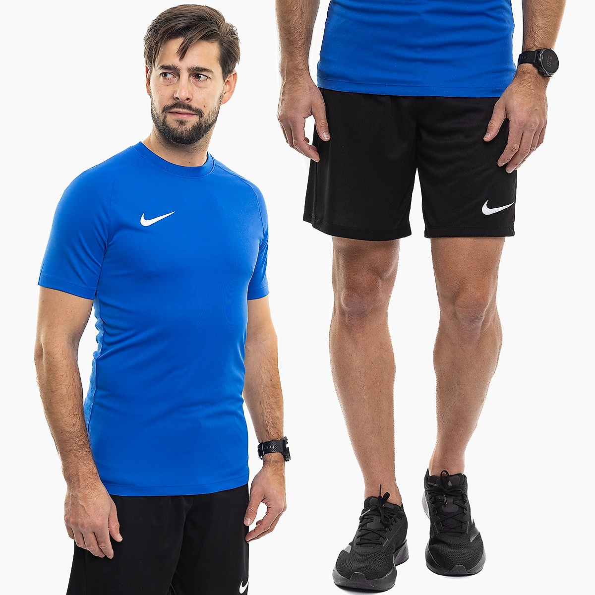 Nike Set sportiv bărbați tricou șort Park VIII Jersey HV8173 463/BV6855 010