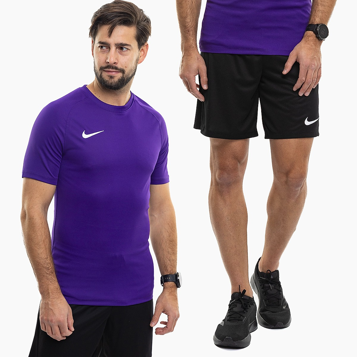 Nike Set sportiv bărbați tricou șort Park VIII Jersey HV8173 547/BV6855 010