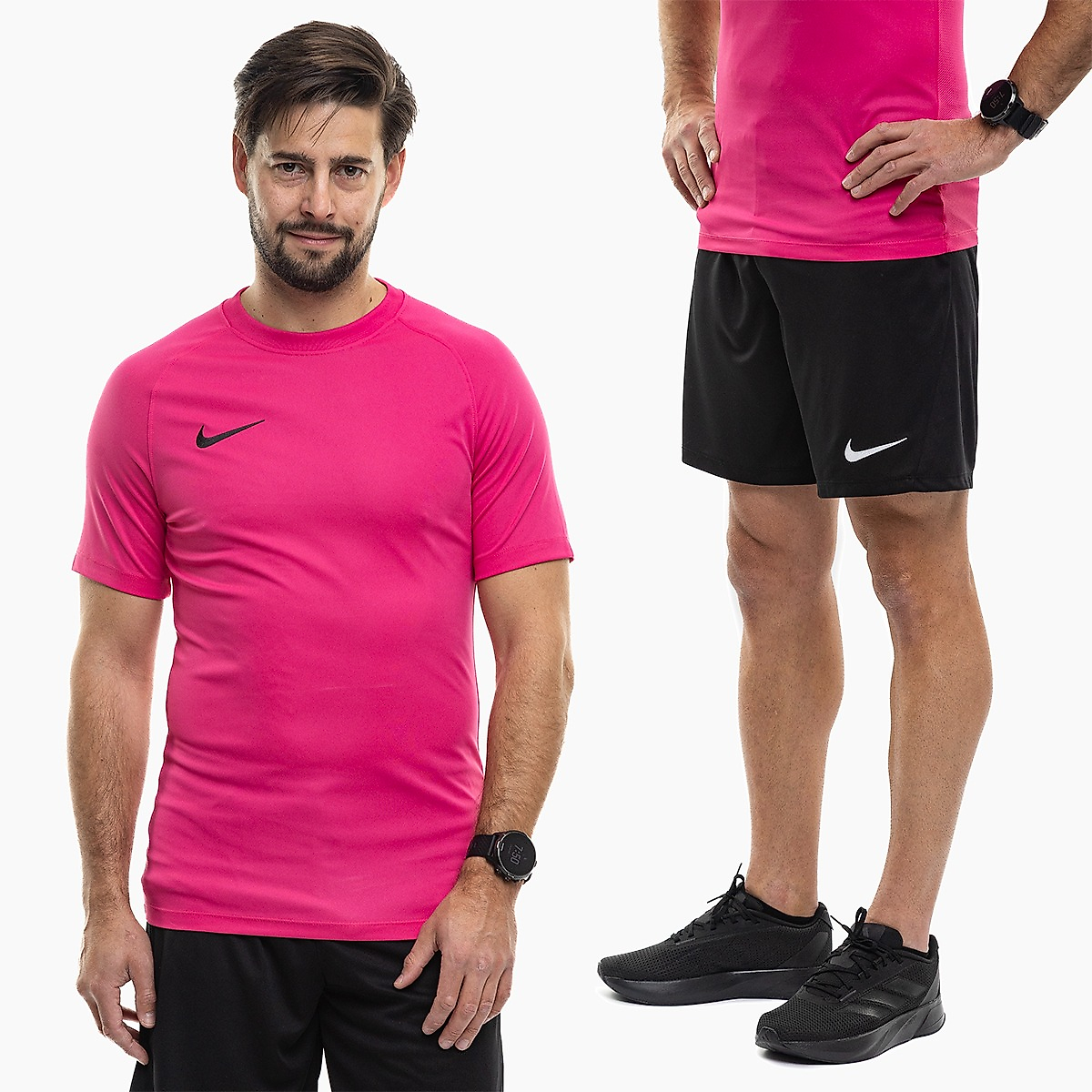 Nike Set sportiv bărbați tricou șort Park VIII Jersey HV8173 616/BV6855 010
