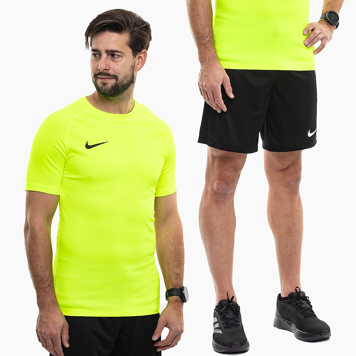 Nike Set sportiv bărbați tricou șort Park VIII Jersey HV8173 702/BV6855 010