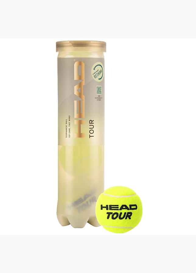 Head Mingi de tenis Tour 4pcs Head Mingi de tenis Tour 4pcs