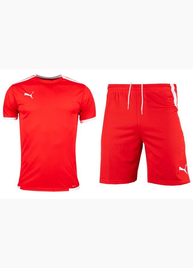 PUMA Set de sport pentru bărbați Tricou Pantaloni scurți teamLIGA Jersey 704917 01/704924 01 PUMA Set de sport pentru bărbați Tricou Pantaloni scurți teamLIGA Jersey 704917 01/704924 01