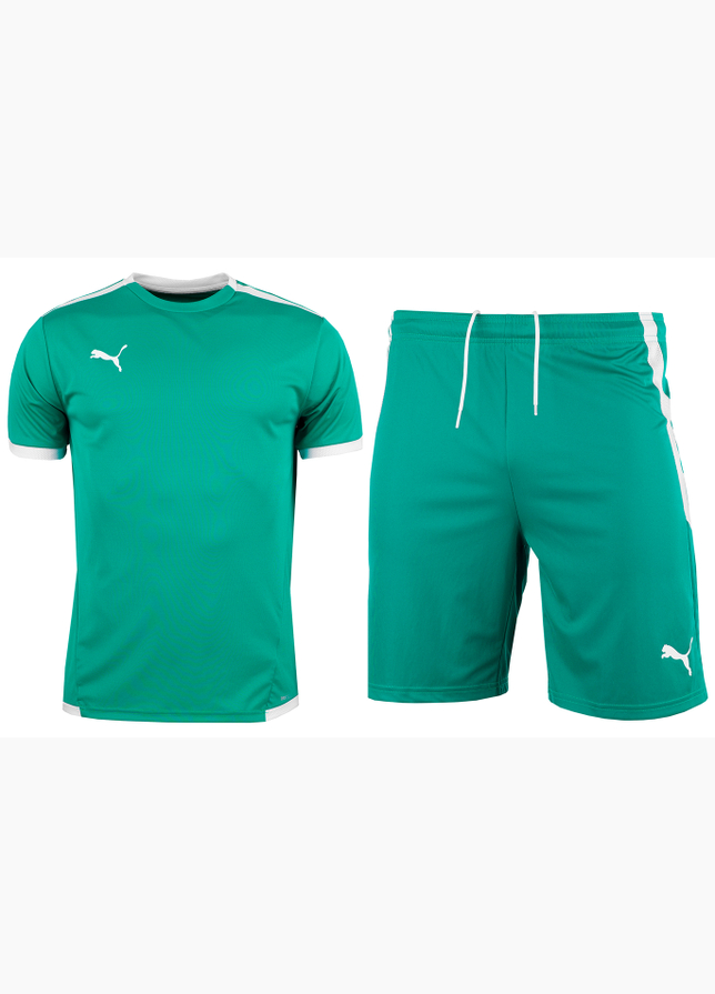 PUMA Set de sport pentru bărbați Tricou Pantaloni scurți teamLIGA Jersey 704917 05/704924 05 PUMA Set de sport pentru bărbați Tricou Pantaloni scurți teamLIGA Jersey 704917 05/704924 05