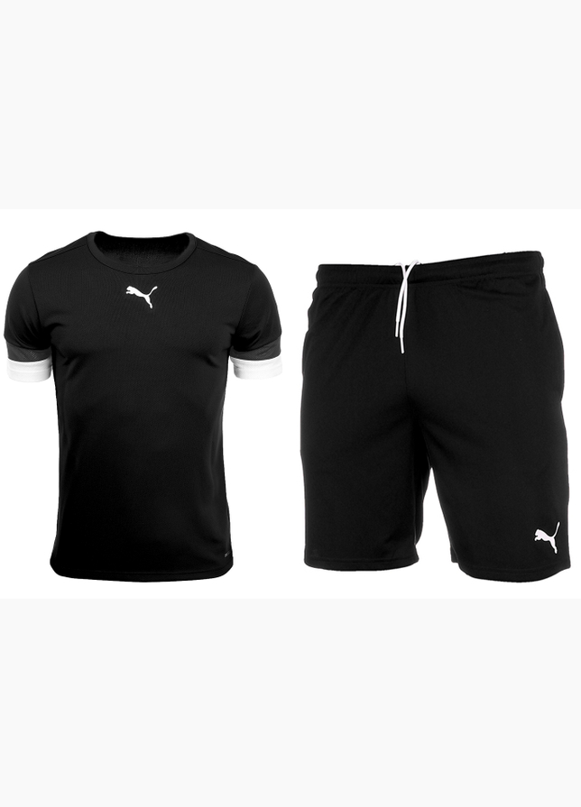 PUMA Set de sport pentru bărbați Tricou Pantaloni scurți teamRISE Jersey 704932 03/704942 04 PUMA Set de sport pentru bărbați Tricou Pantaloni scurți teamRISE Jersey 704932 03/704942 04