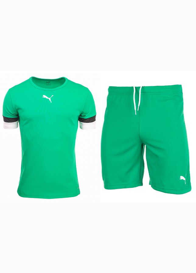 PUMA Set de sport pentru bărbați Tricou Pantaloni scurți teamRISE Jersey 704932 05/704942 05 PUMA Set de sport pentru bărbați Tricou Pantaloni scurți teamRISE Jersey 704932 05/704942 05
