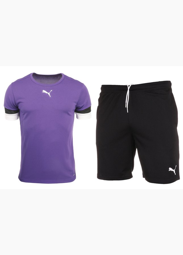 PUMA Set de sport pentru bărbați Tricou Pantaloni scurți teamRISE Jersey 704932 10/704942 04 PUMA Set de sport pentru bărbați Tricou Pantaloni scurți teamRISE Jersey 704932 10/704942 04