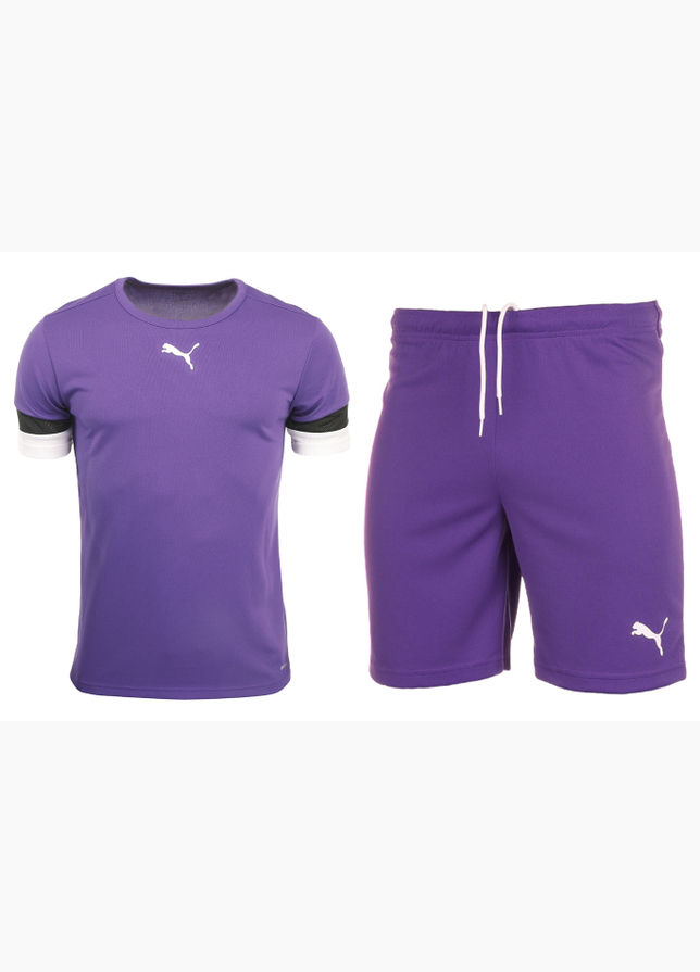 PUMA Set de sport pentru bărbați Tricou Pantaloni scurți teamRISE Jersey 704932 10/704942 10 PUMA Set de sport pentru bărbați Tricou Pantaloni scurți teamRISE Jersey 704932 10/704942 10
