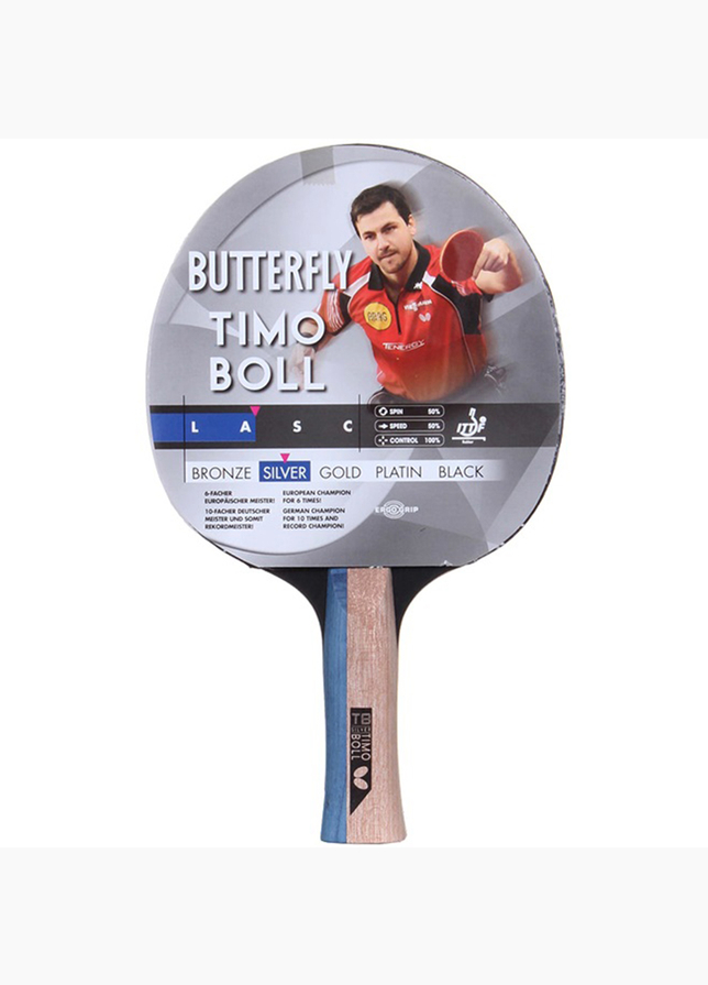 Butterfly Racheta de tenis de masa Timo Boll Silver Butterfly Racheta de tenis de masa Timo Boll Silver