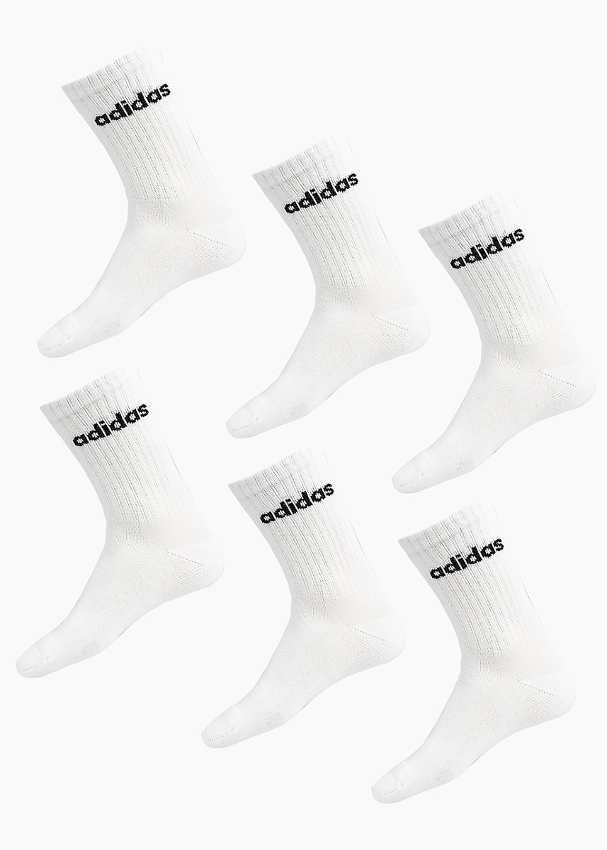 Șosete adidas Linear Crew Socks Cushioned 6 perechi JL6096
