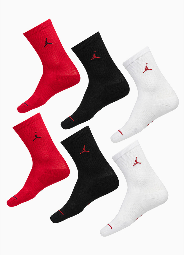 Nike Șosete Jordan Everyday Cushioned Crew Socks 6-Pack HV6228 900 Nike Șosete Jordan Everyday Cushioned Crew Socks 6-Pack HV6228 900