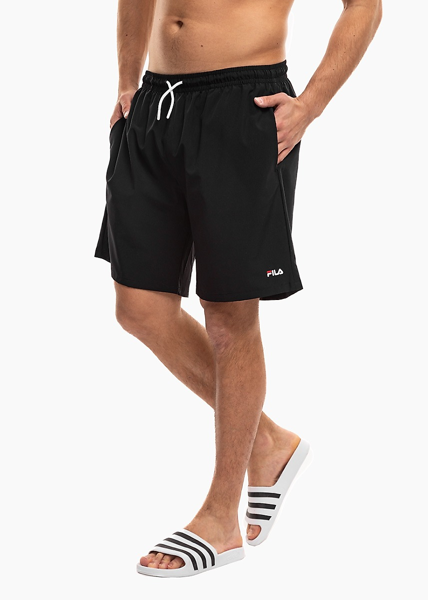 Pantaloni scurți de baie bărbătești Fila Tinelli negru FAM1233 80010