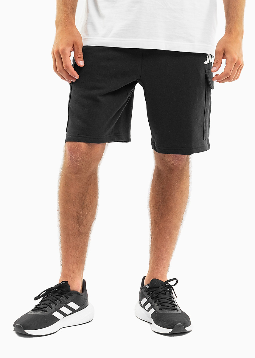 adidas Pantaloni scurți pentru bărbați Essentials Feel Cozy French Terry Cargo JE6291