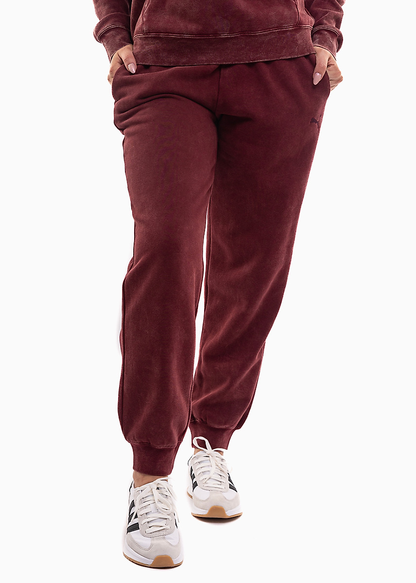 PUMA Pantaloni pentru femei ESS Elevated Comfort Wash Sweatpants 688104 96