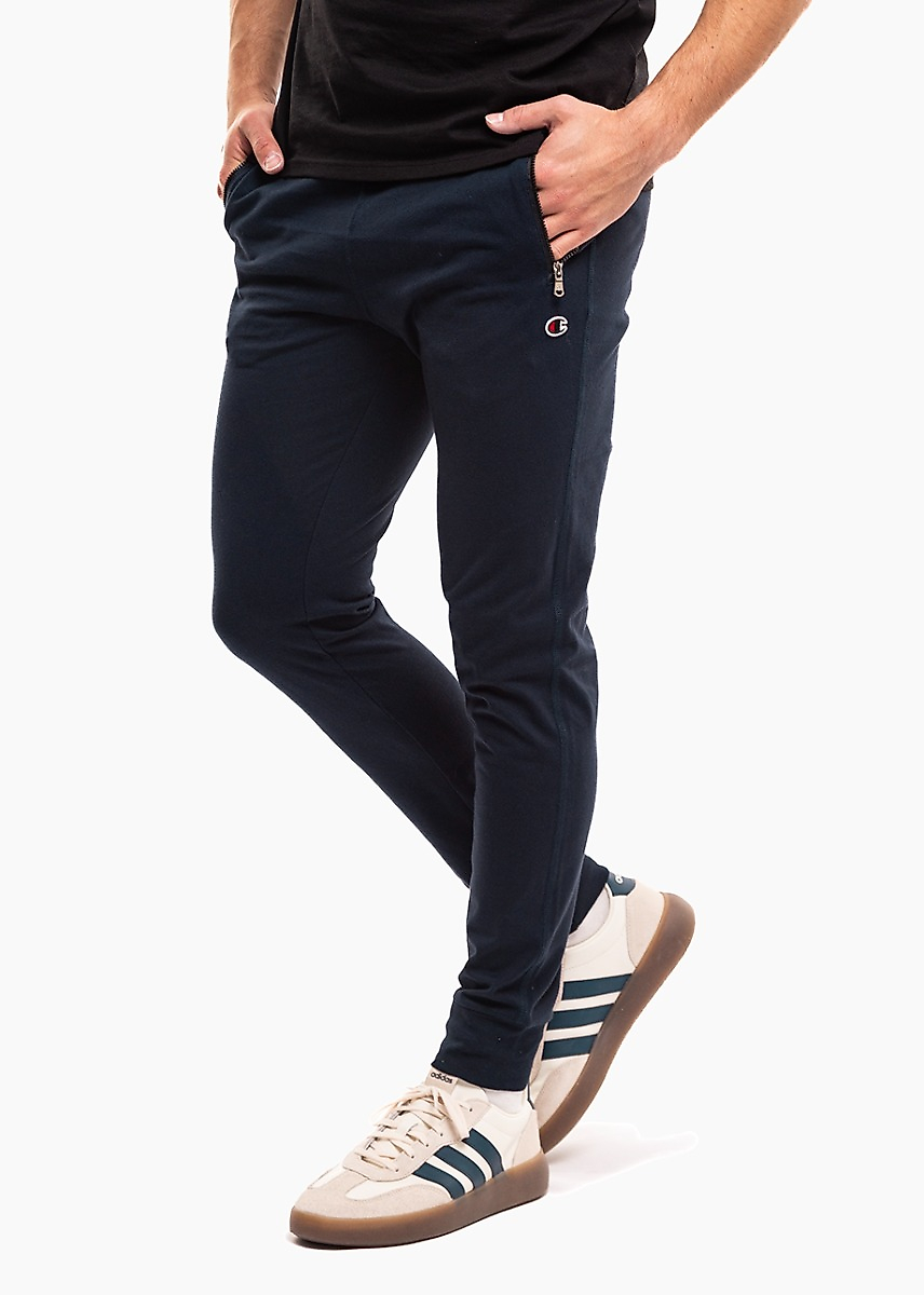 Pantaloni bărbătești Champion Rib Cuff Pants bleumarin 220807 BS501