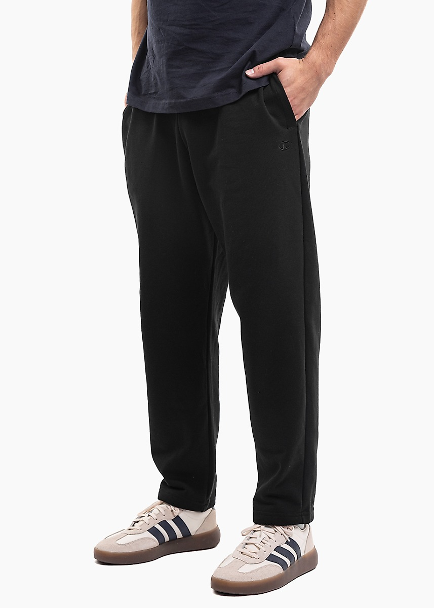 Pantaloni bărbătești Champion Straight Hem Pants negru 222179 KK001