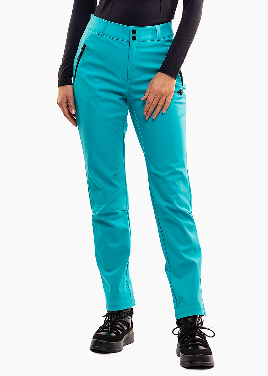 4F Pantaloni de trekking pentru femei Softshell FNK F0988 4FWAW25TFTRF0988 48S